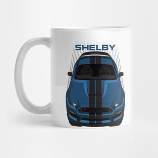 Ford Mustang Shelby GT350R 2015 - 2020 - Ford Performance Blue - Black Stripes Mug